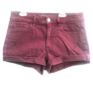 American Eagle Purple Jean Shorts